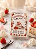 Strawberry Angel Cake Wax Melts | Soy Wax, Vegan, Bakery Scent (6-Cube Pack)