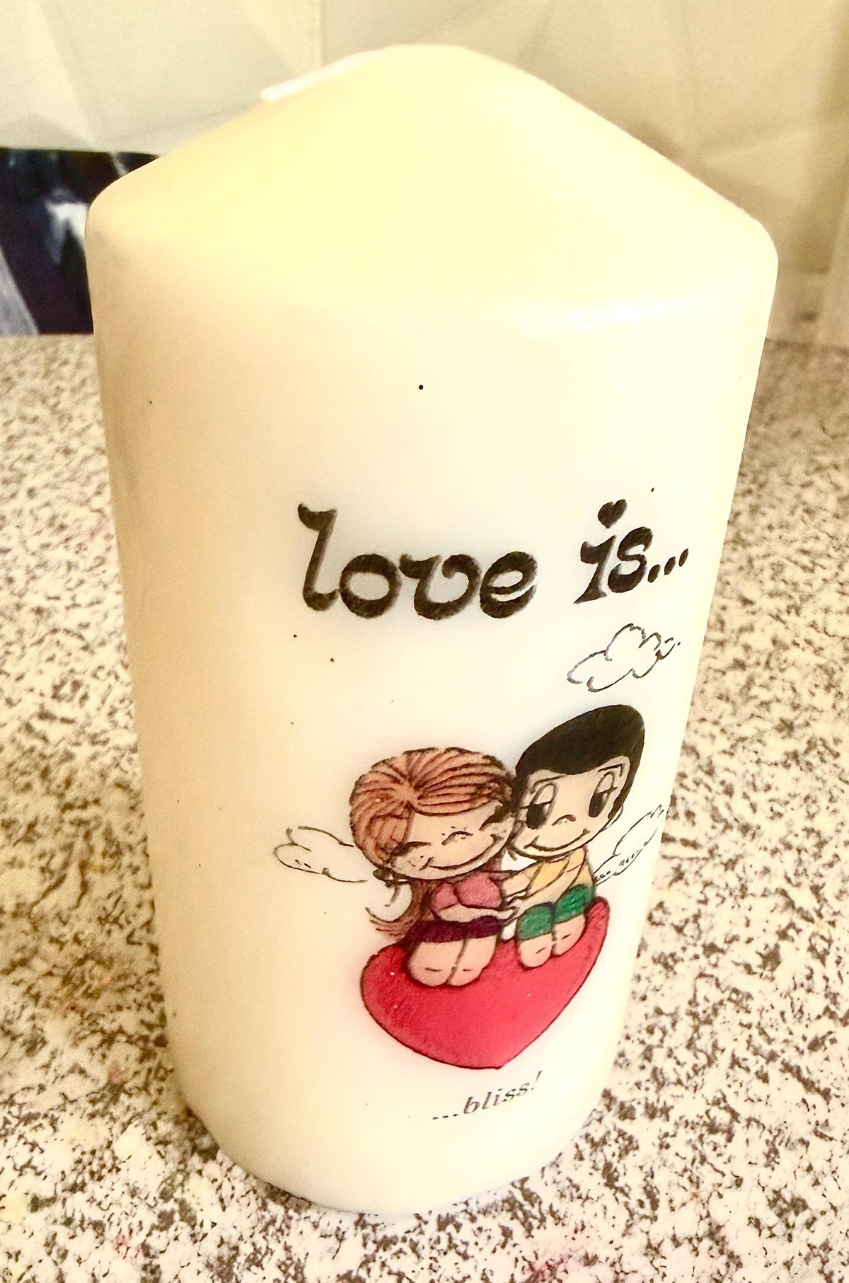 Large Love is… ! Candle hand made - accepting custom orders