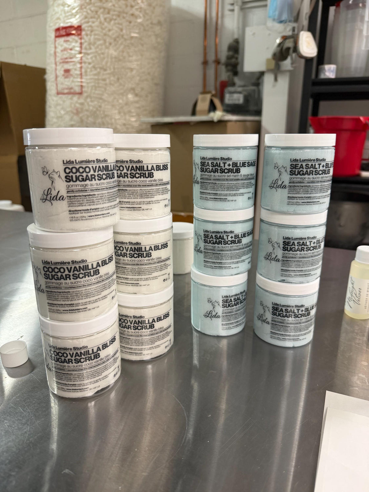 8OZ- 2‑in‑1 Coconut Vanilla Sugar Scrub
