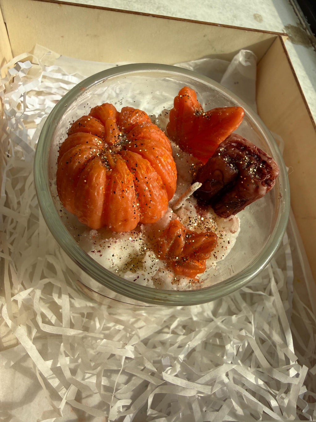 Pumpkin Spice Latte Soy Candle • 12oz Glass Jar • Fall Coffee & Spice
