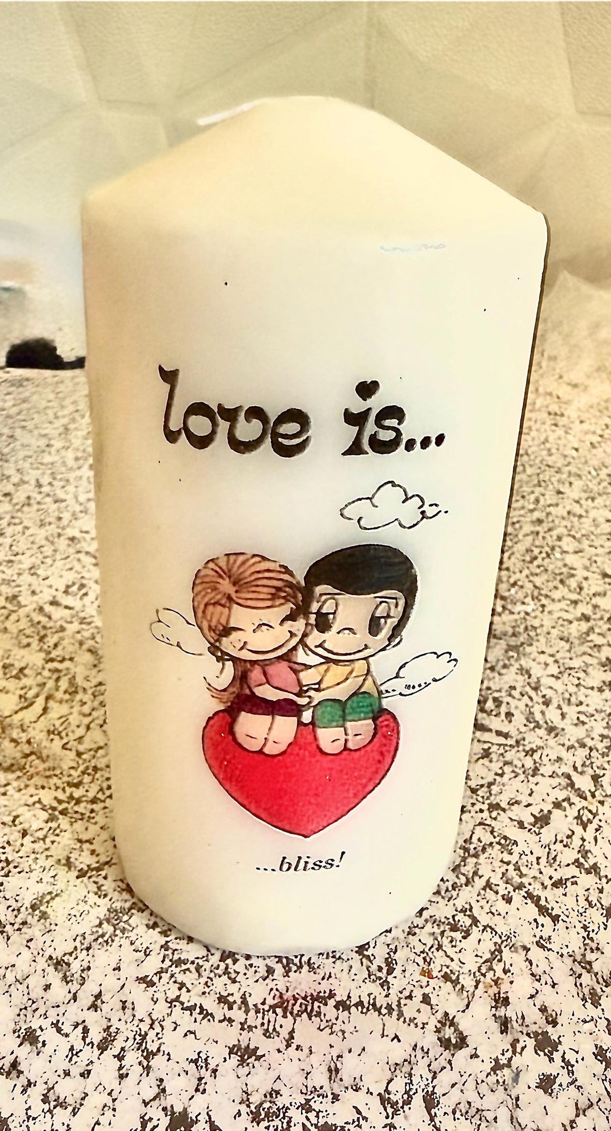 Large Love is… ! Candle hand made - accepting custom orders