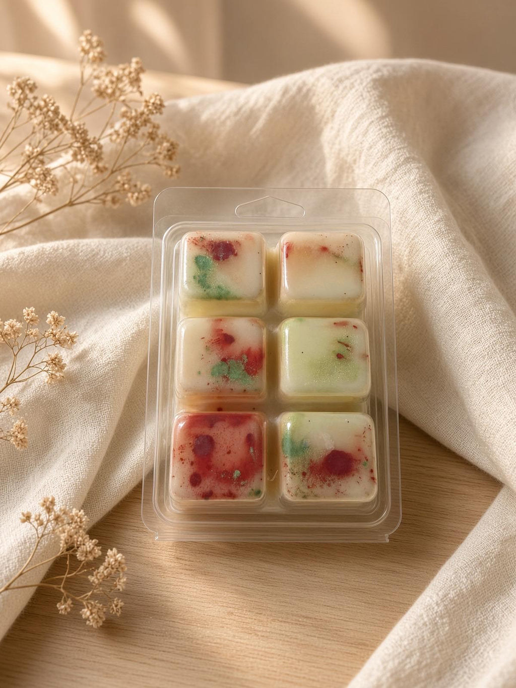 Hand-Poured Coconut Soy Wax Melts, Fall Winter Luxury Scents (4 for 20)