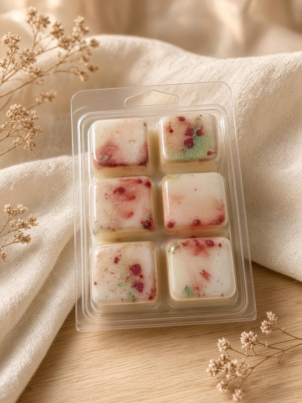Hand-Poured Coconut Soy Wax Melts, Fall Winter Luxury Scents (4 for 20)
