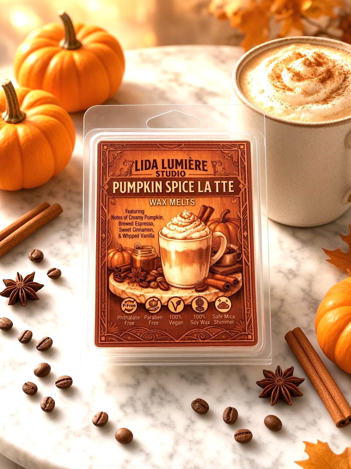 PUMPKIN SPICE LATTE wax melts – Cozy Autumn Perfection